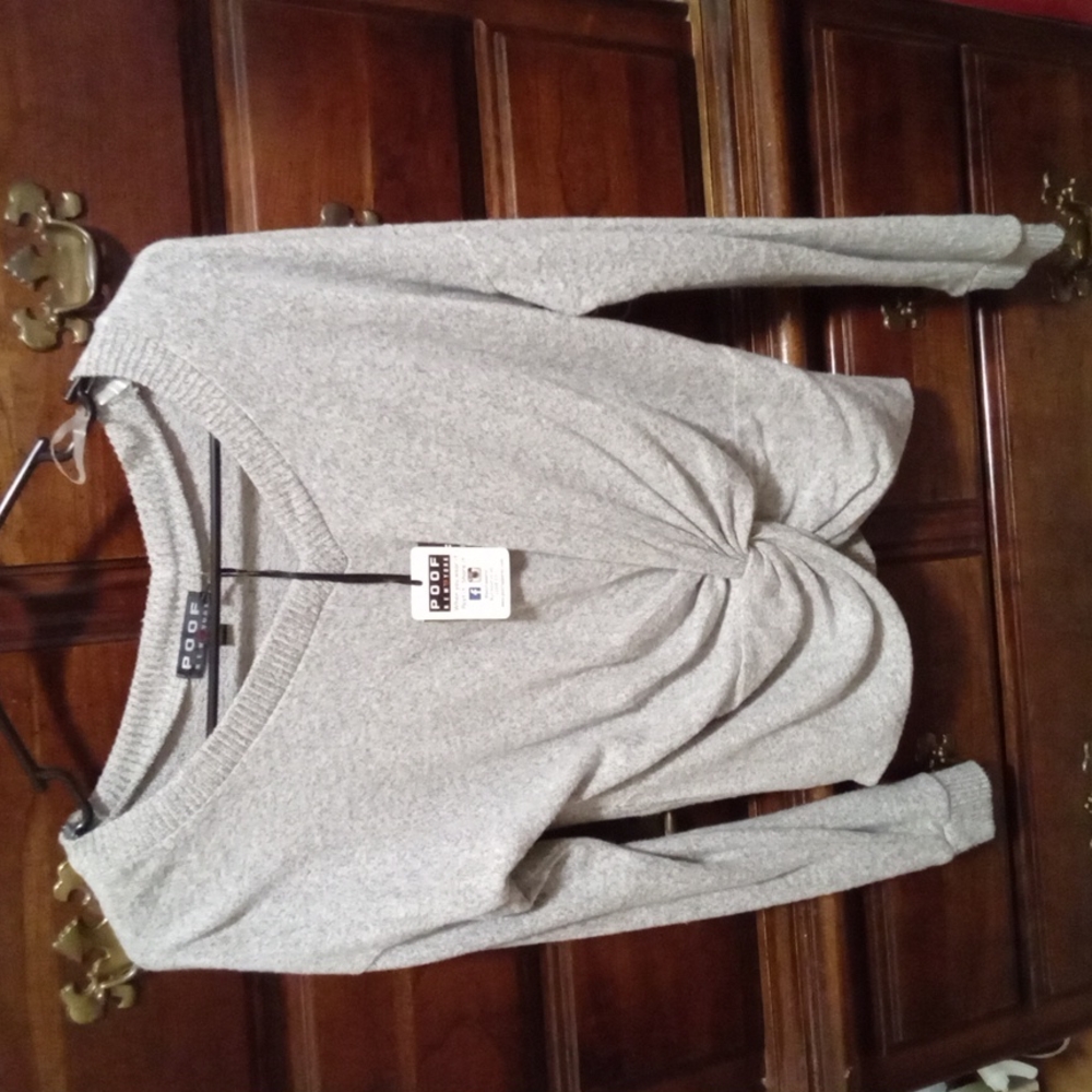 Medium, grey,cotton light weight sweater